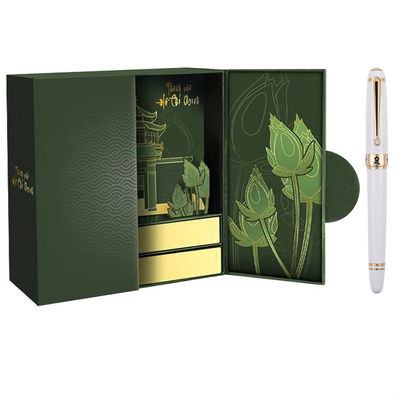 Hộp quà bút ký cao cấp HCM003 chủ đề TP. Hồ Chí Minh - Hòn Ngọc Viễn Đông
