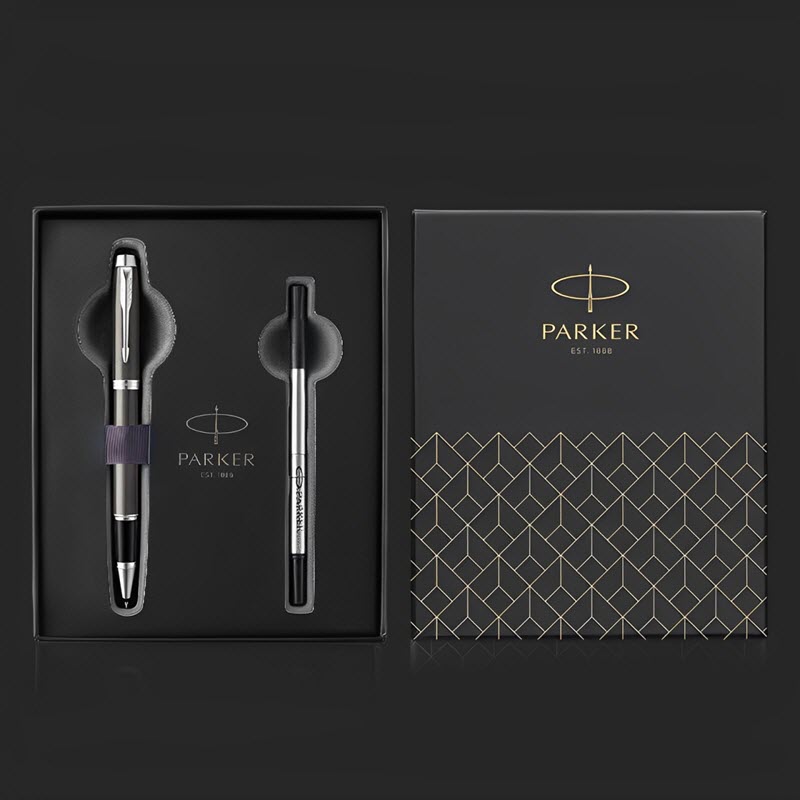 Set bút bi ký Parker IM Grey Fountain cấp làm quà tặng